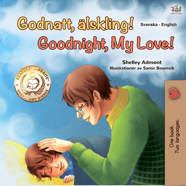 Godnatt, älskling! Goodnight, My Love, KidKiddos Books, Shelley Admont