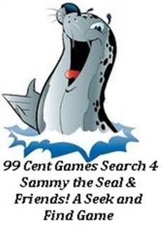 99 Cent Games Search 4 Sammy the Seal & Friends! A Seek and Find Game, Seek