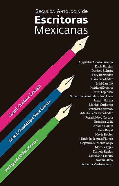 Segunda Antología de Escritoras Mexicanas, Ethel Krauze, Beatriz Graf, Héctor Orestes Aguilar