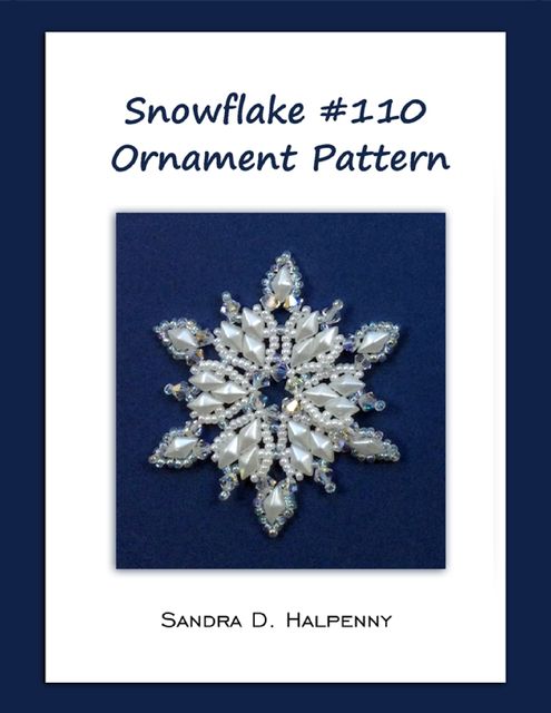 Snowflake #110 Ornament Pattern, Sandra D Halpenny