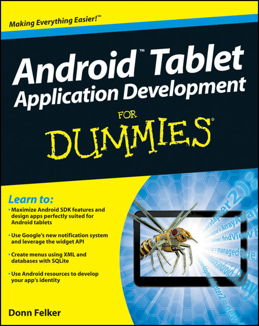 Android Tablet Application Development For Dummies, Gerhard Franken