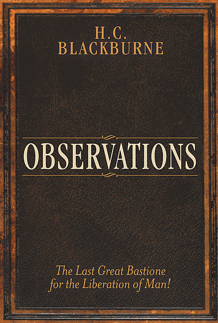 Observations, H.C. Blackburne