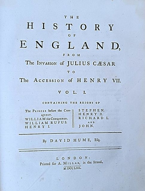 The History of England, David Hume, Luka Reid