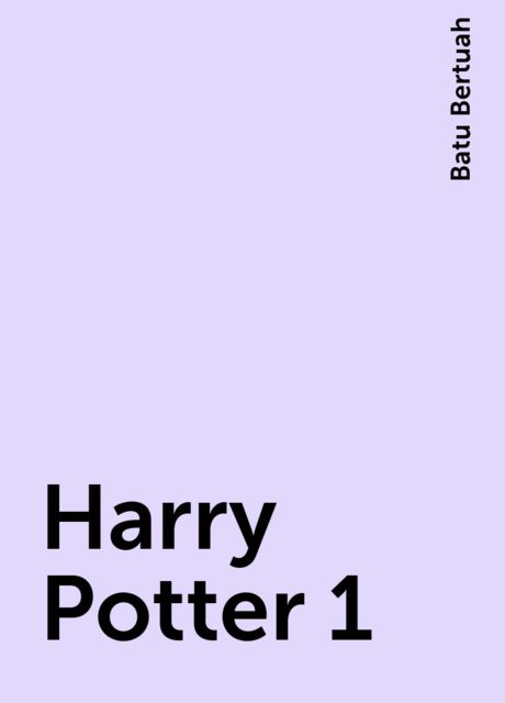 Harry Potter 1, Batu Bertuah