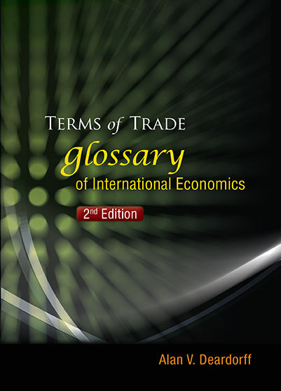 Terms of Trade, Alan V Deardorff