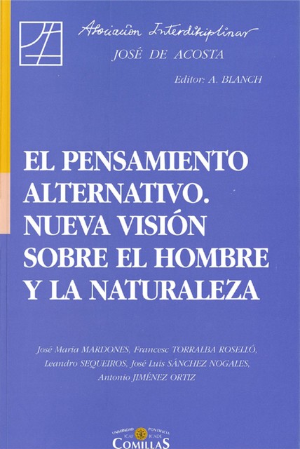 El pensamiento alternativo, Antonio Blanch