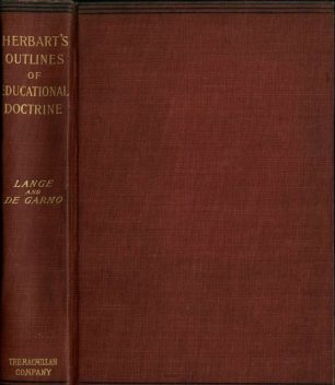 Outlines of Educational Doctrine, Johann Friedrich Herbart