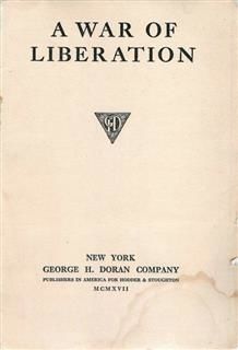 War of Liberation, George H. Doran Co.