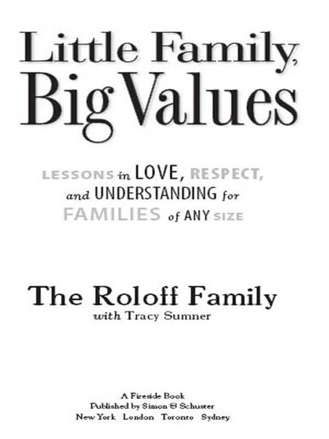 Little Family, Big Values, Tracy Sumner, The Roloff Family