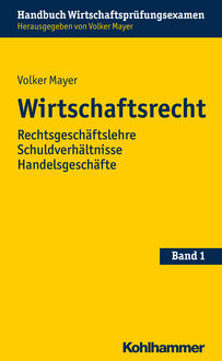Wirtschaftsrecht, Volker Mayer