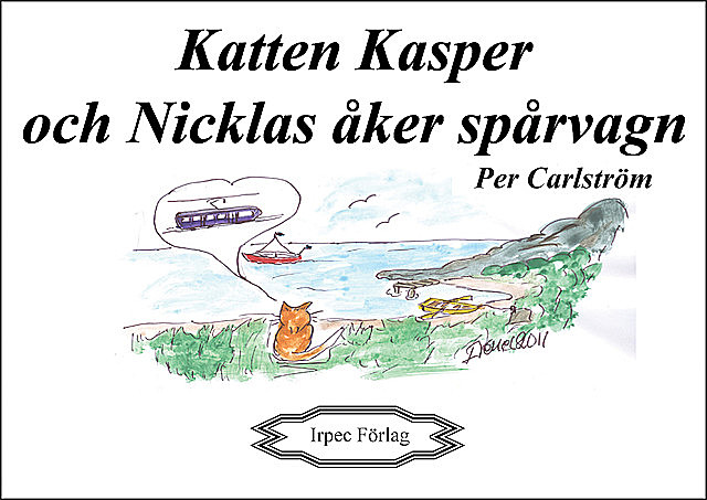 Katten Kasper och Nicklas åker spårvagn, Per Carlström