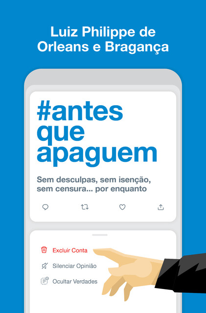 Antes que apaguem, Luiz Philippe de Orleans e Bragança