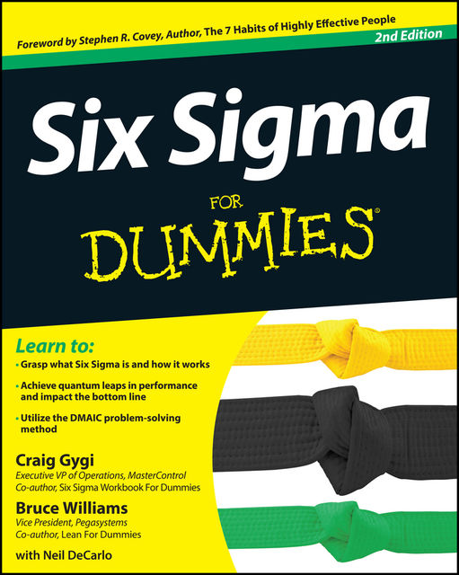 Six Sigma For Dummies, 2nd Edition, Bruce Williams, Craig Gygi