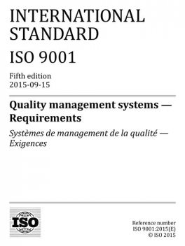 ISO 9001:2015, ISO