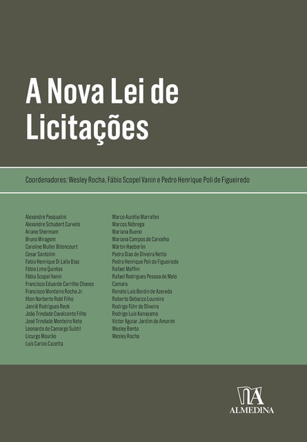 A Nova Lei de Licitações, Fábio Scopel Vanin, Wesley Rocha