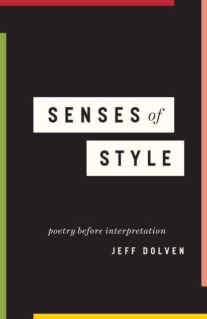 Senses of Style, Jeff Dolven