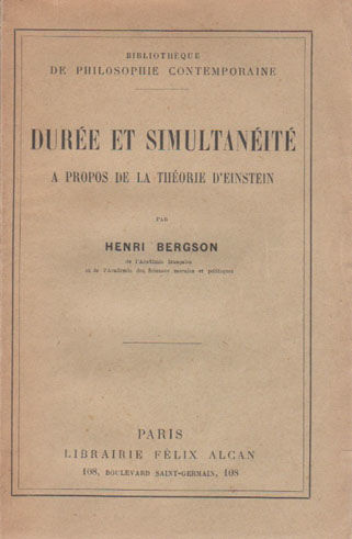 Durée et simultanéité, Henri Bergson