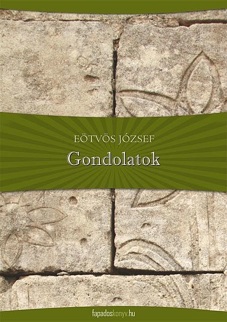 Gondolatok, Eötvös József