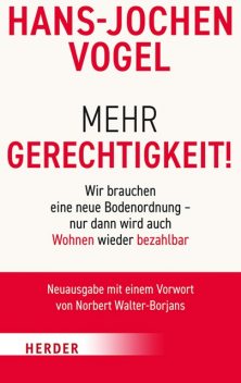 Mehr Gerechtigkeit, Hans-Jochen Vogel