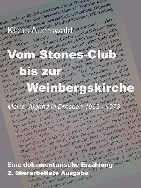 Vom Stones-Club bis zur Weinbergskirche, Klaus Auerswald