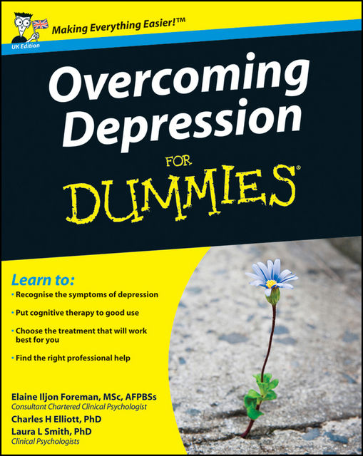 Overcoming Depression For Dummies, Elaine Foreman, Laura Smith, Charles H.Elliott
