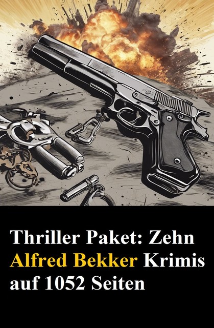 Thriller Paket: Zehn Alfred Bekker Krimis auf 1052 Seiten, Alfred Bekker