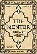 The Mentor: Rembrandt, Vol. 4, Num. 20, Serial No. 120, December 1, 1916, John Charles Van Dyke