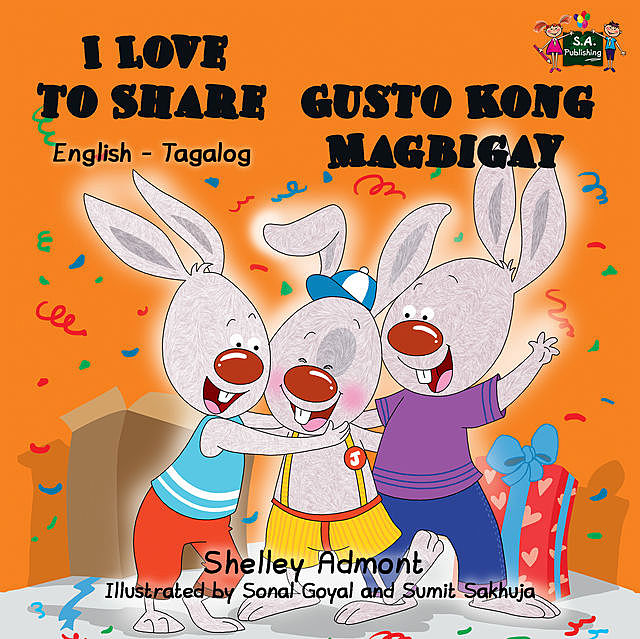 I Love to Share Gusto Kong Magbigay, KidKiddos Books, Shelley Admont