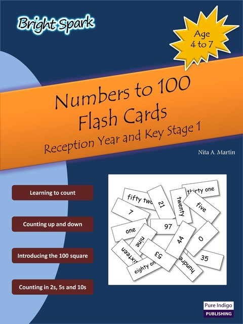 Numbers to 100 Flash Cards, Nita Martin