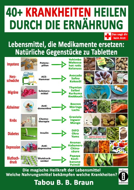 40+ Krankheiten heilen durch die Ernährung, Tabou B.B. Braun