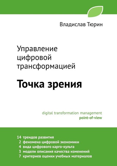Управление цифровой трансформацией. Точка зрения, Владислав Тюрин