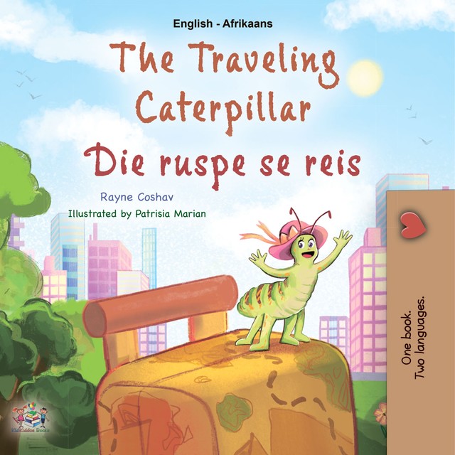 The traveling caterpillar Die ruspe se reis, KidKiddos Books, Rayne Coshav