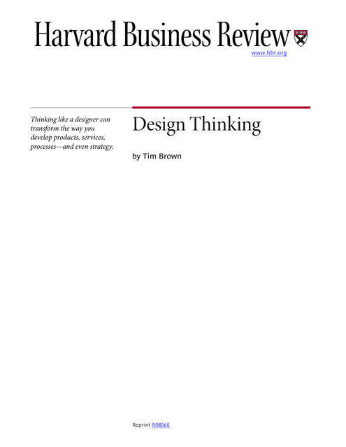 Tim Brown – Thinking like a designer, копия