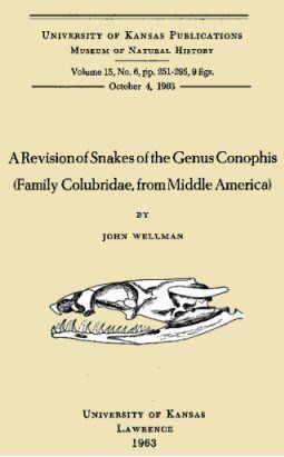 A Revision of Snakes of the Genus Conophis (Family Colubridae, from Middle America), John Wellman
