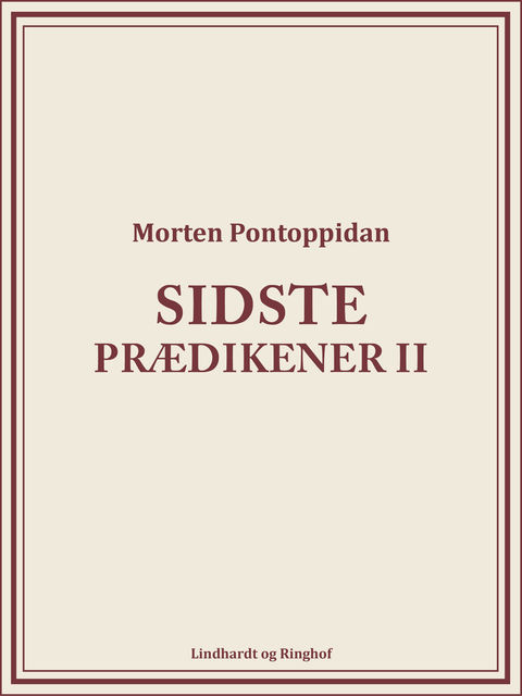 Sidste prædikener II, Morten Pontoppidan