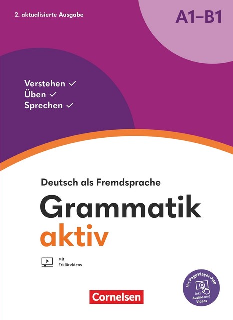 Grammatik aktiv – Deutsch als Fremdsprache – 2. aktualisierte Ausgabe – A1-B1, Friederike Jin, Ute Voß