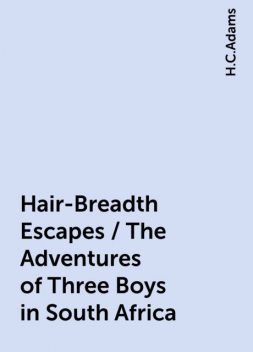Hair-Breadth Escapes / The Adventures of Three Boys in South Africa, H.C.Adams
