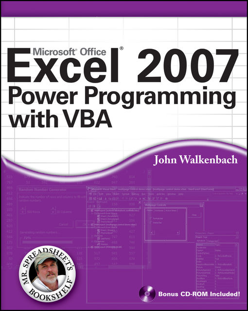 Excel 2007 Power Programming with VBA, John Walkenbach