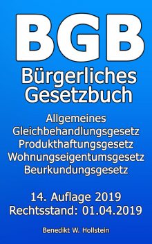 BGB Bürgerliches Gesetzbuch, Benedikt W. Hollstein