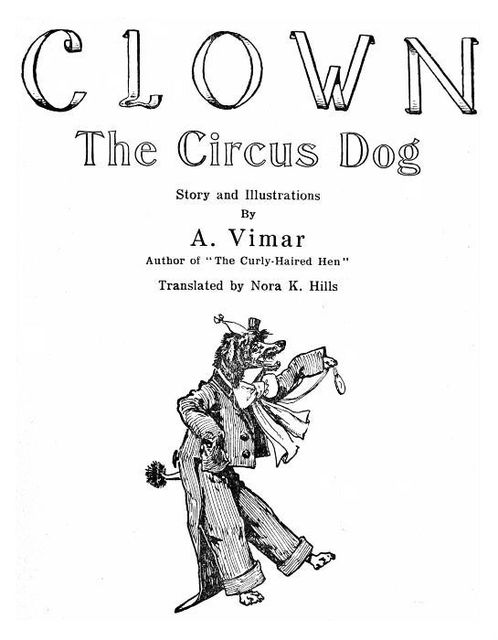 Clown, the Circus Dog, A. Vimar