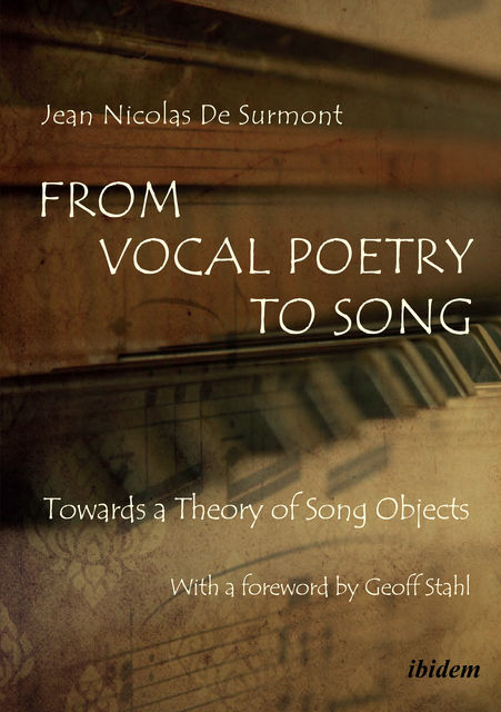 From Vocal Poetry to Song, Jean Nicolas De Surmont