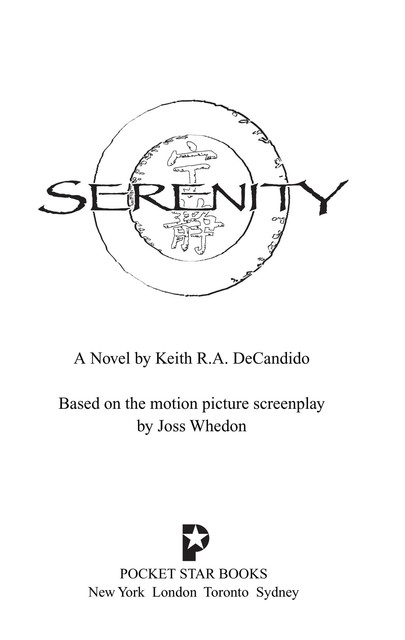 Serenity, Keith R.A.DeCandido