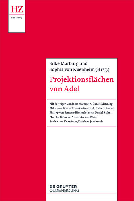 Projektionsflächen von Adel, Silke Marburg, Sophia von Kuenheim