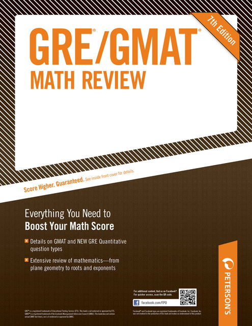 GRE/GMAT Math Review, Peterson's