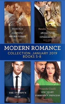 Modern Romance January Books 5–8, Natalie Anderson, Heidi Rice, Bella Frances, Amanda Cinelli