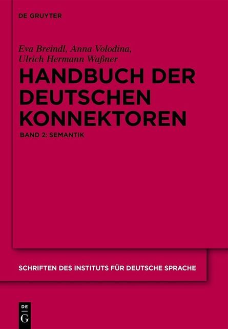 Handbuch der deutschen Konnektoren 2, Anna Volodina, Eva Breindl, Ulrich Hermann Waßner