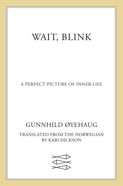 Wait, Blink, Gunnhild Oyehaug