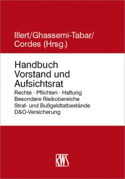 Handbuch Vorstand und Aufsichtsrat, Illert Staffan, Malte Cordes, Nima Ghassemi-Tabar