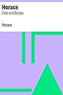 Horace: Odes and Epodes, Horace