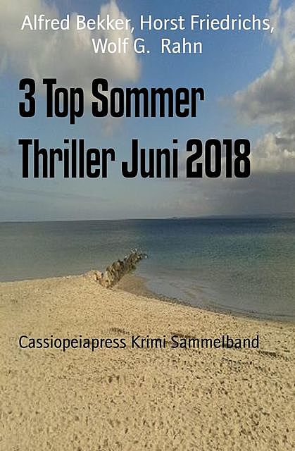 3 Top Sommer Thriller Juni 2018, Alfred Bekker, Wolf G. Rahn, Horst Friedrichs